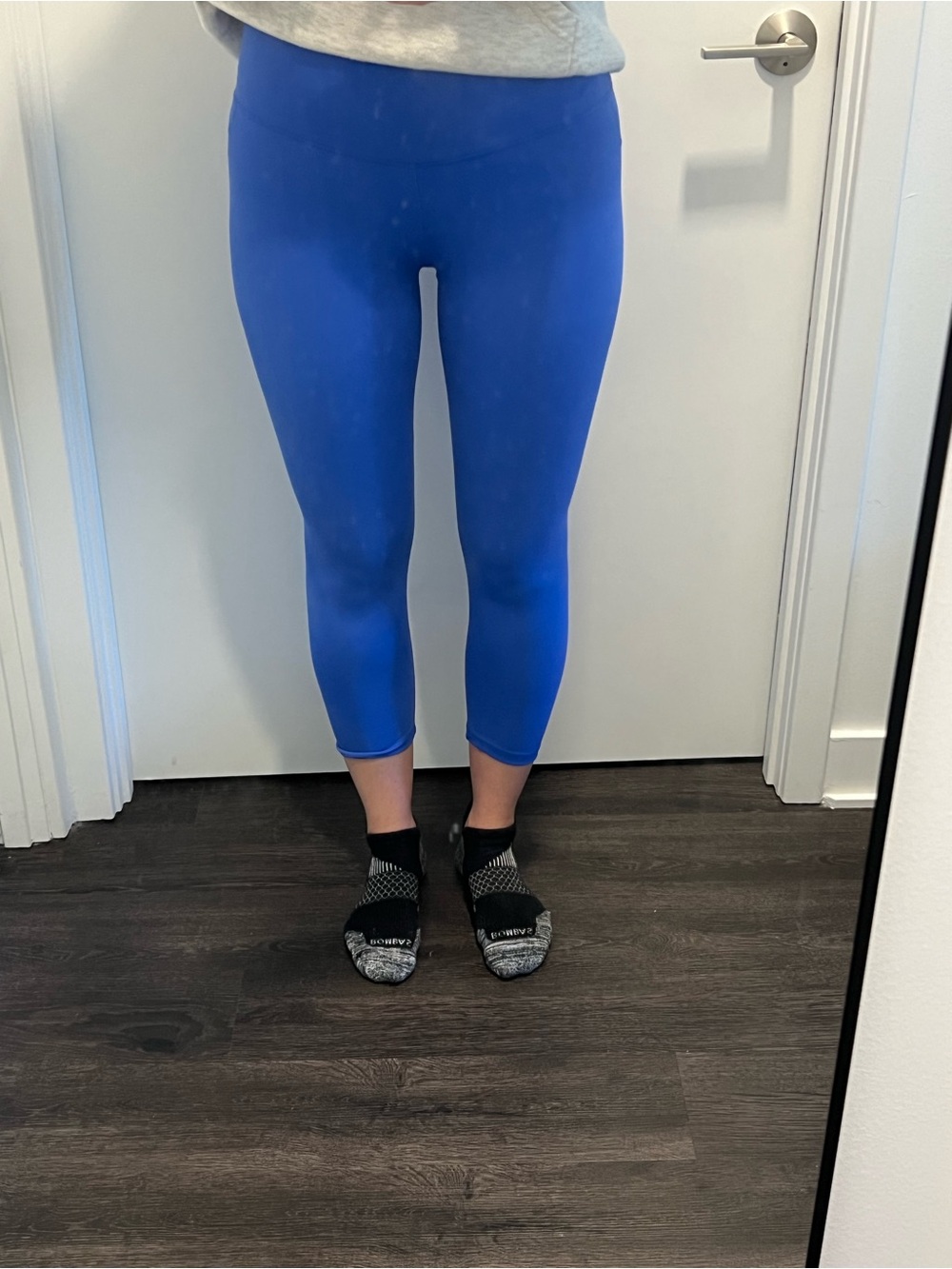 Kids Bright Blue Capri Leggings